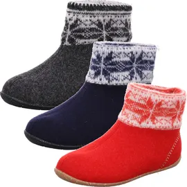 ROHDE Damen Pantoffel Stiefelette Filz 6869, Größe:40 EU, Farbe:Blau - 40