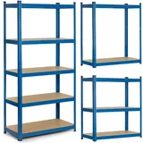 Humberg Schwerlastregal Metall 40 x 90 x 180 cm Blau