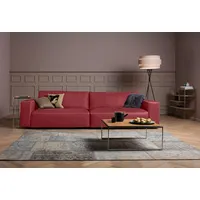 Musterring Big-Sofa LUCIA Mega Sofa, zeitlos, bequem, Breite 292cm, in vielen Qualitäten und 4 unterschiedlichen Nähten, 3-Sitzer rot