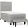 vidaXL Boxspringbett 100 x 200 cm Hellgrau