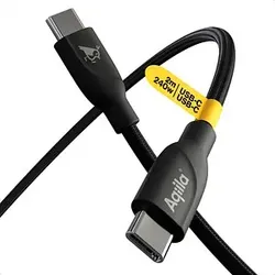 Aqiila® CB12 Ladekabel schwarz 2,0 m, 240 Watt