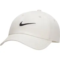 Nike Club Swoosh Cap light bone schwarz S/M