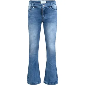 Blue Effect Mädchen Flared Jeans Hose Slim fit, Größe:158, Farbe:medium Blue - 158