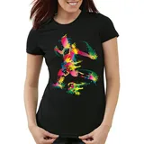 style3 T-Shirt WM 2026 Deutschland Fußball Weltmeisterschaft trikot fahne EM schwarz S