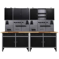 Ondis24 Werkstatt-Set »Werner«, anthrazit, Metall - grau
