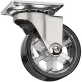 Dekorative Design Möbelrolle RAPID Rollen-Ø 50 mm schwarz, Tragkraft 35 Kg, Höhe 64 mm, Lenkrolle von SOTECH