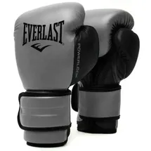 EVERLAST Fse Powerlock 2r Training Leder Künstliche Boxhandschuhe - Charcoal - 10 oz