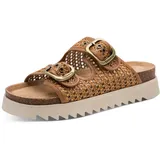 TAMARIS Da.-Pantolette für Damen, braun Größe 38 EU