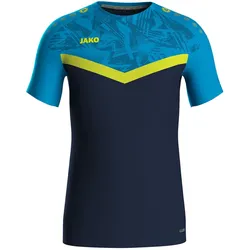 JAKO Iconic T-Shirt 914 - marine/jako blau/neongelb L