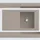 Villeroy & Boch Timeline 50 rechts Einbauspüle keramik almond Handbetätigung 900 x 510 mm