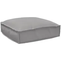 VidaXL Paletten-Sitzkissen Grau 50x50x12 cm Oxford-Gewebe