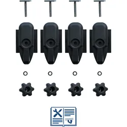 Adapter für T-Nut 20x20 zur Befestigung von Junior Dachboxen