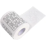 Sharplace 1 Rolle Sudoku-Toilettenpapier, Puzzle-Toilettenpapier, umweltfreundliches, weiches, lustiges Toilettenpapier, Seidenserviette für die Weihnachtsfeier