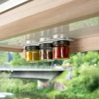 silwy silwy® Feinkost-Magnetgläser inkl. Leiste, 125ml,