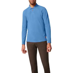 Pierre Cardin Langarm-Poloshirt, mit Knopfleiste Pierre Cardin federal blue S
