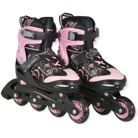 Byox Inliner 2 in 1 Double pink Rollschuhe, PU-LED-Räder, verschiedene Größen S (Gr.30-33)