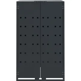 deluke Mülltonnenbox GORILO 207 x 117 x 79 cm anthrazit