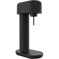 Mysoda: Stilvoller Ruby 2 Wassersprudler aus robustem Aluminium (ohne CO2-Zylinder) mit hochwertiger 1-Liter-Wasserflasche in Premiumdesign - Ganz Schwarz