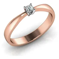Verlobungsring VR07 750er Rot-/Weiflgold - 6784