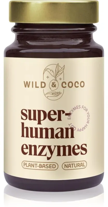 WILD & COCO Superhuman Enzymes Verdauungsenzyme 30 KAP