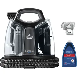 BISSELL Wasch-Sauger "3724N, SpotClean Plus, leicht & kompakt, Dual-Tank, 12kPa", schwarz, B:17cm H:30cm T:36,8cm, Nass-Trocken-Sauger, reinigt Flecken auf Teppich, Polster,Treppe & Autositz
