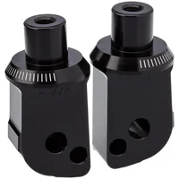 PUIG Adapter Beifahrer Fußrasten Gummipad Schwarz