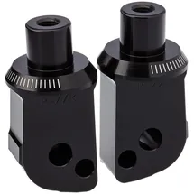 PUIG Adapter Beifahrer Fußrasten Gummipad Schwarz