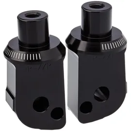 PUIG Adapter Beifahrer Fußrasten Gummipad Schwarz
