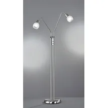 meineWunschleuchte Kleine Stehleuchte 125cm Silber