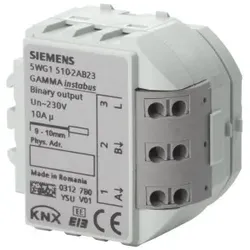 Siemens 5WG15102AB23 Binärausgabegerät, 2 x AC 230 V, 10 A (ohmsche Last)