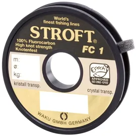 Waku Stroft FC1 Monofile Angelschnur, 25 m, grau, Unisex, 0,360mm-10,7kg