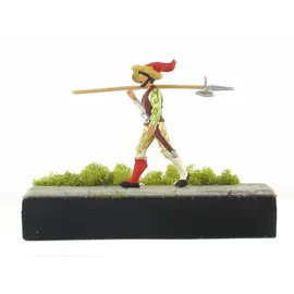 Preiser H0 Landsknecht mit Hellebarde