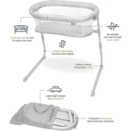 Halo Baby Flex BassiNest – Sicheres und flexibles Beistellbett für Neugeborene | Jetzt online kaufen