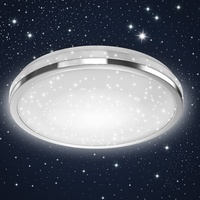 B.K.Licht - LED Deckenlampe mit Sternenhimmel, neutralweiße Lichtfarbe, 10