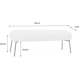 sweeek - Bank mit Bouclé-Bezug