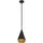 Elstead Lighting Daphne 1-flg. Ø 18,1 cm matt schwarz/natur
