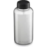 Klean Kanteen Edelstahl Trinkflasche Wide 1900ml Wide Loop Cap brushed stainless