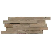 Indo Wandverblender TEAK«, grau, geölt, Holz, Stärke: 20 mm