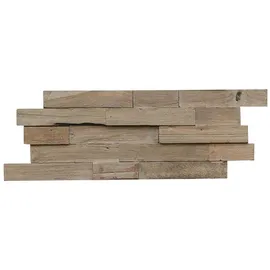 Indo Wandverblender TEAK«, grau, geölt, Holz, Stärke: 20 mm