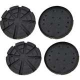 FILAVERSE 4X Gummiauflagen für NUSSBAUM AMI Hebebühne | Ø125/120mm H24mm | 4er Set Aufnahmeteller Gummipads 2-Säulen Bühne | Sicherer Halt