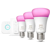 Philips Hue White & Color Ambiance E27 9 W 1100 lm 3 St.