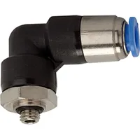 Riegler L-Steckverschraubung »Blaue Serie«, selbstabsperr., G 1/8 a. Ã