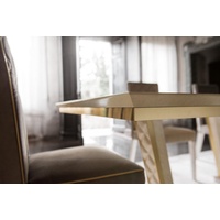 JVmoebel Stuhl Klassische 1 Stuhl Designer Möbel Holz Barock Garnitur Italienische beige
