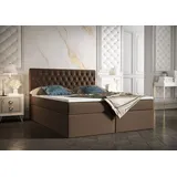 b&b home Boxspringbett Monett 140x200 cm – mit Bettkasten