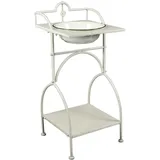 Ambiente Haus Waschschüssel mit Stand - eckig Beige