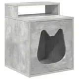 vidaXL Katzenhaus Beton 42,5 x 40 x 53,5 cm Holzwerkstoff