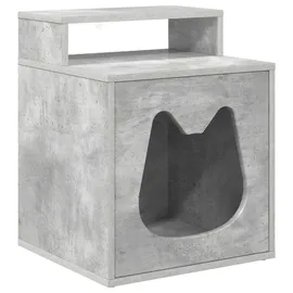 vidaXL Katzenhaus Beton 42,5 x 40 x 53,5 cm Holzwerkstoff