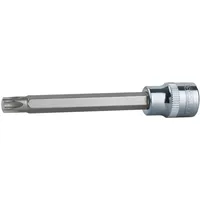 KS Tools 1/2' CHROMEplus Bit-Stecknuss Torx, lang, T80