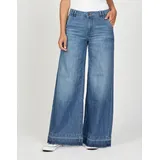 Gang Weite Jeans 94MONA - modische Damenjeans mit weitem Bein - Wide Fit Denim - Baggyj blau