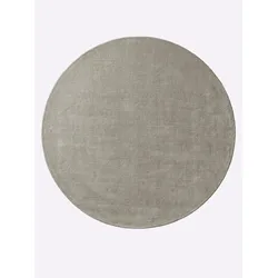 Teppich HEINE HOME Gr. 7, grau, H:15mm, Wolle, Teppiche